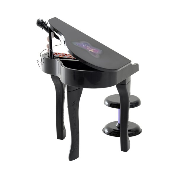 Mini Electronic Piano W/Stool - Black