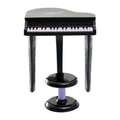 Mini Electronic Piano W/Stool - Black