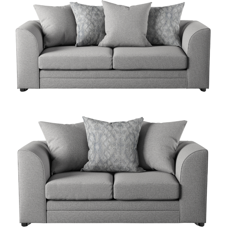 Missy Soft Chenille 2 & 3 Seater Sofa Set