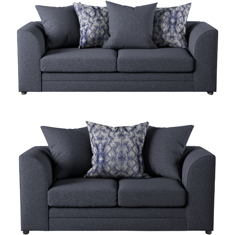 Missy Soft Chenille 2 & 3 Seater Sofa Set