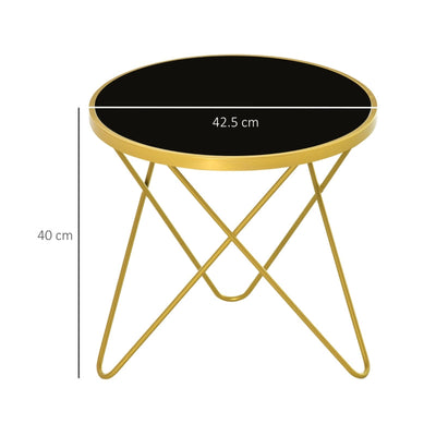 Glass Coffee Table, Accent End Side