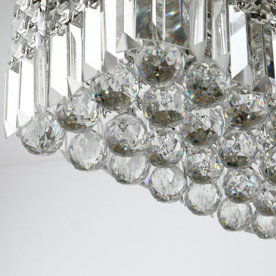 Modern Crystal Square Ceiling Chandelier