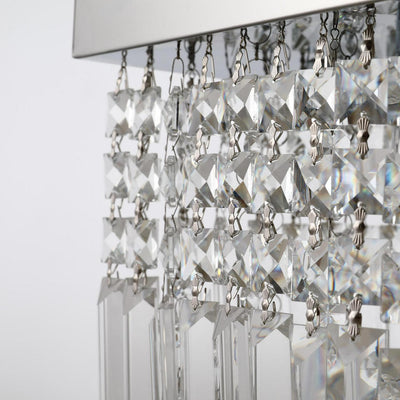 Modern Crystal Square Ceiling Chandelier