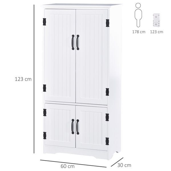 Freestanding Modern Storage Cabinet Hutch For Bathroom, Kitchen, Living Room Furniture