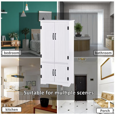 Freestanding Modern Storage Cabinet Hutch For Bathroom, Kitchen, Living Room Furniture