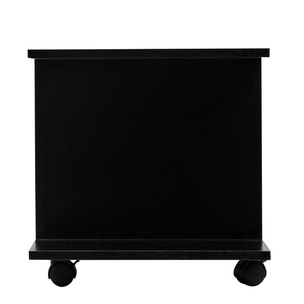 Modern TV Cabinet Stand Storage Shelves Table Bookcase - Black