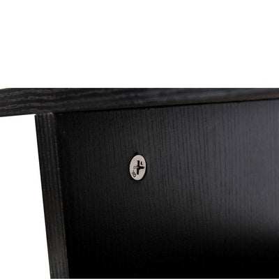 Modern TV Cabinet Stand Storage Shelves Table Bookcase - Black