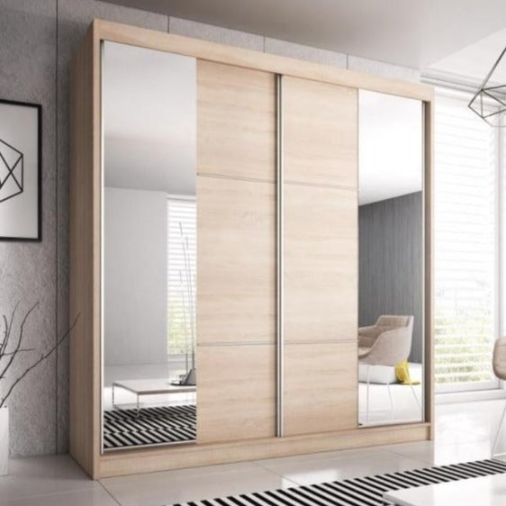 Multi 36 Sliding Door Wardrobe 203cm