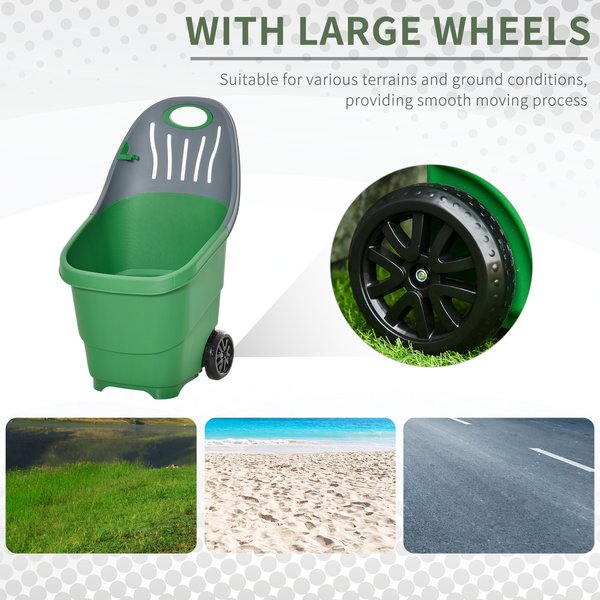 60L Multi Purpose Garden Cart