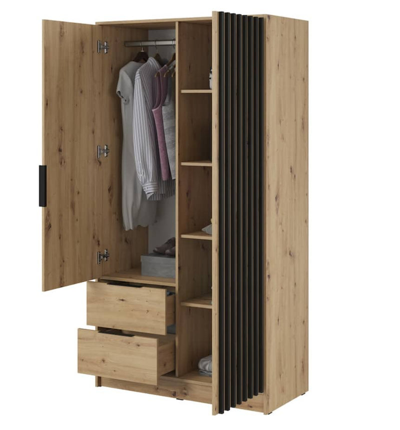 Nelly Hinged Door Wardrobe 105cm