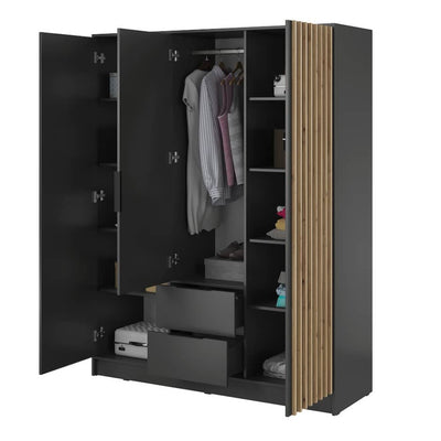 Nelly Hinged Door Wardrobe 155cm