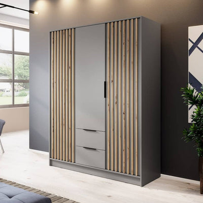 Kayana Hinged Door Wardrobe 155cm