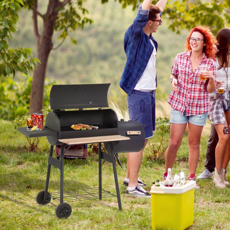 Portable Charcoal BBQ Grill-Black