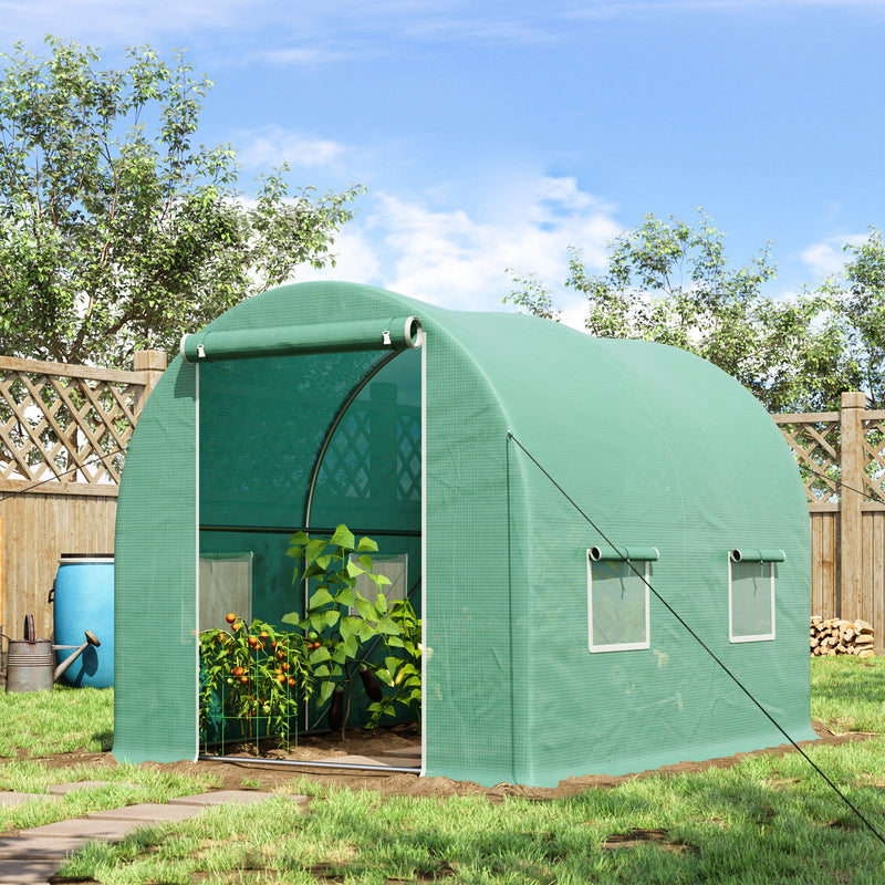 Outsunny Walk-in Greenhouse 3 x 2 M-Green