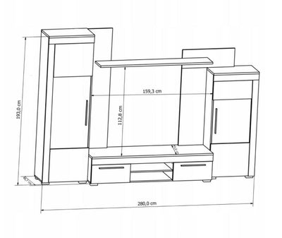 Dovane Wall Entertainment Unit