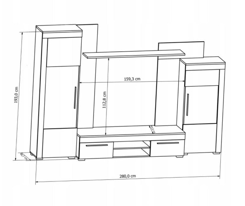 Dovane Wall Entertainment Unit