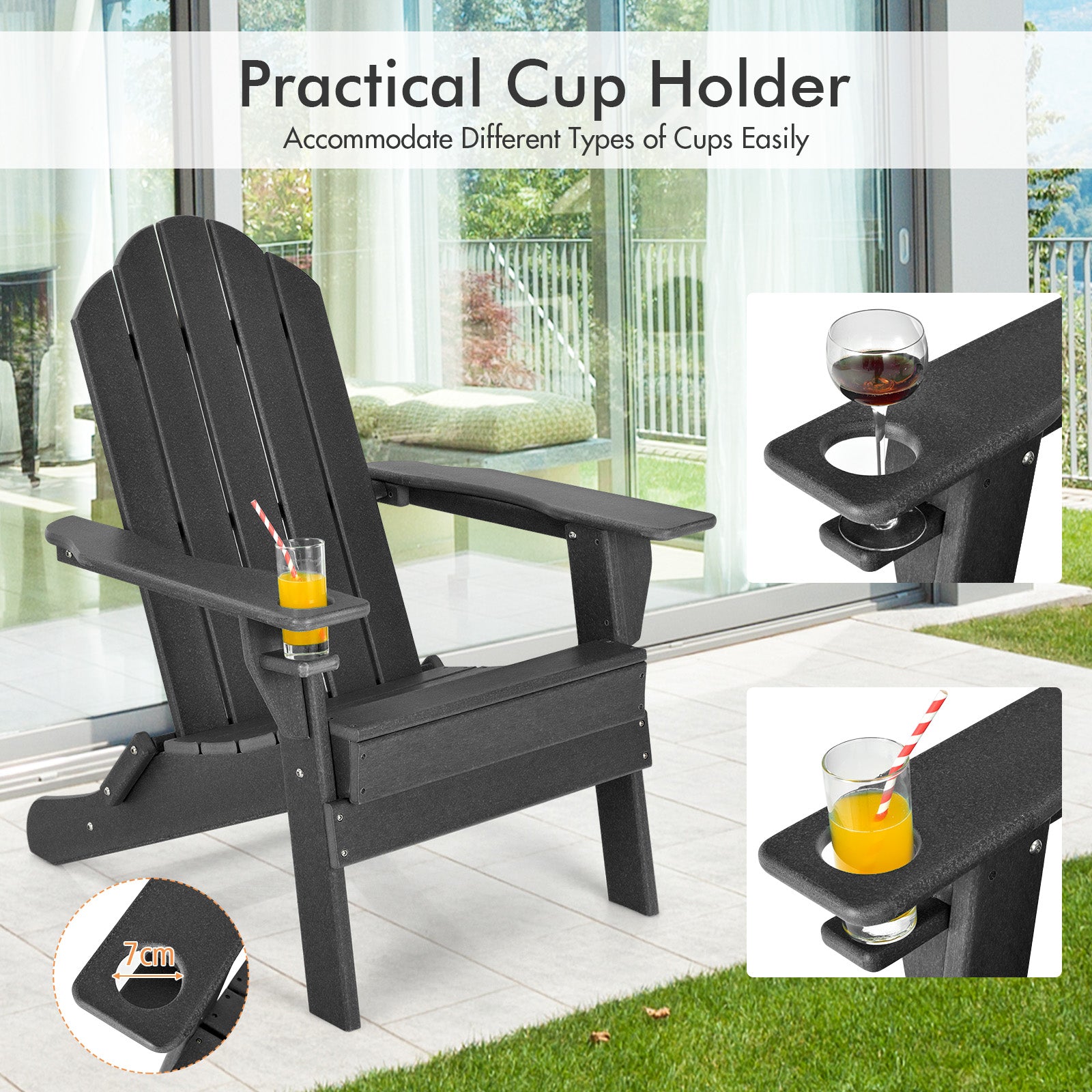 Adirondack shop cup holder