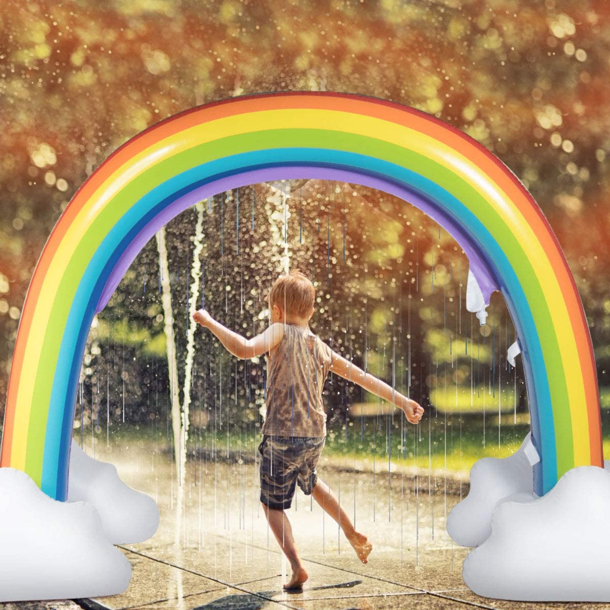 Kids rainbow hot sale sprinkler