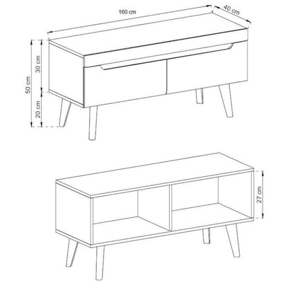 Nordec Large TV Cabinet