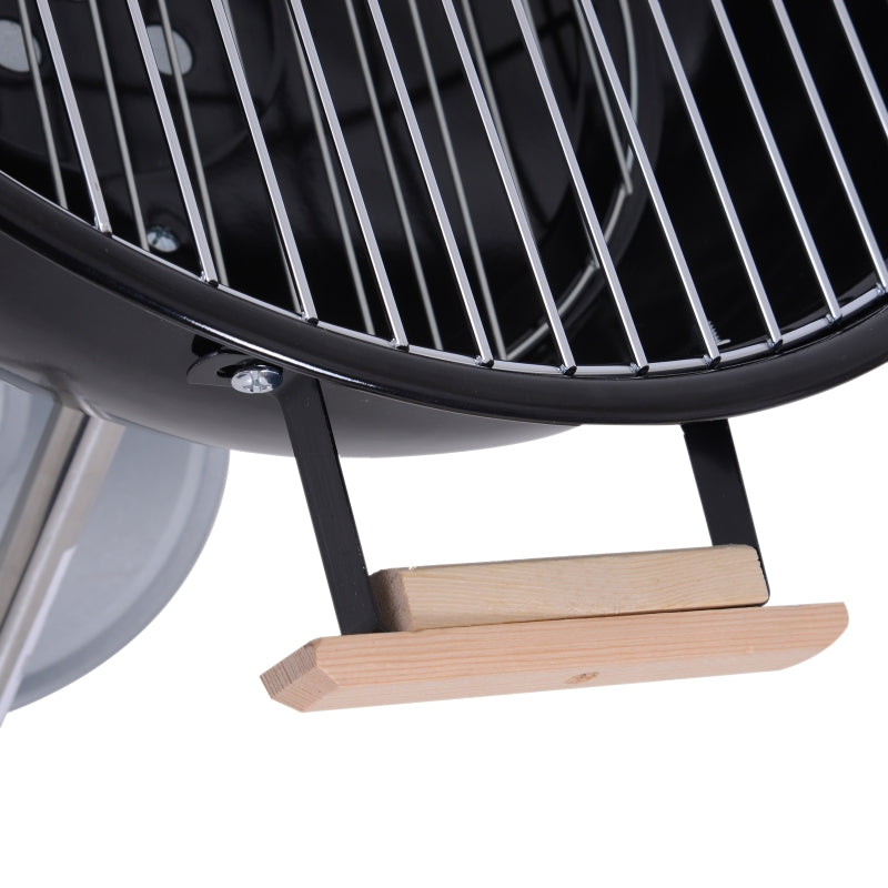 Portable Round Kettle Charcoal Grill BBQ Smoker