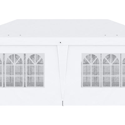 3 X 6 M Pop Up Gazebo With Sides And Windows, White