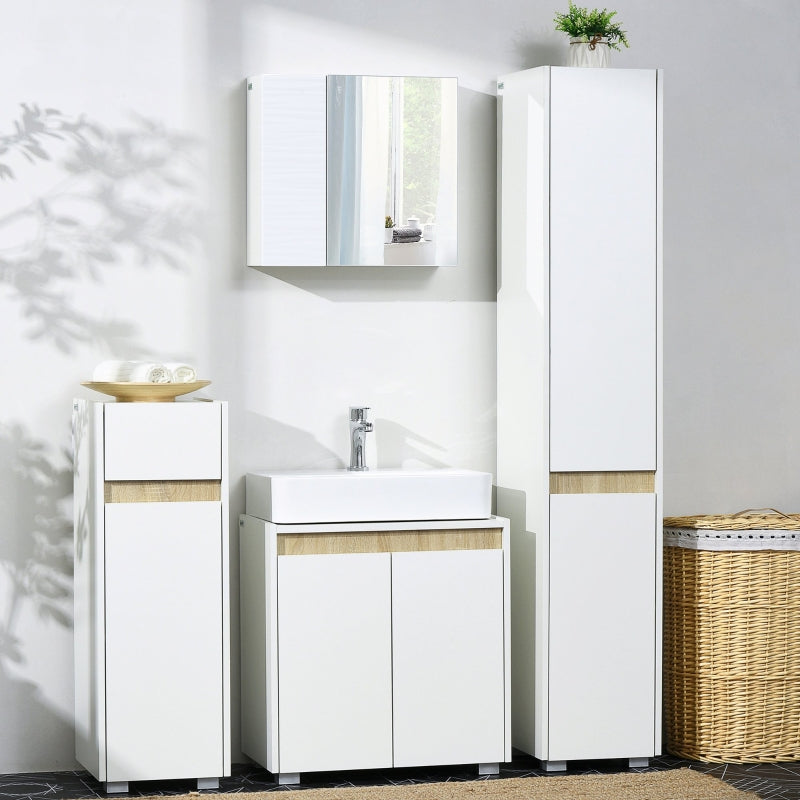 Modern Bathroom Sink Cabinet, White