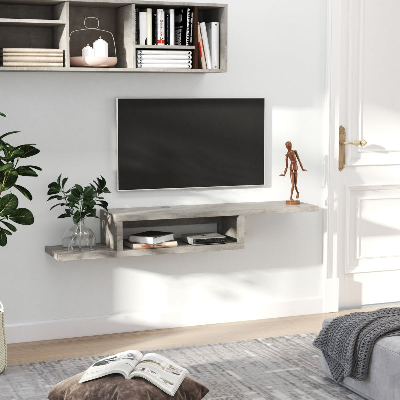 Floating TV Unit, Grey