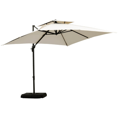 Steel Frame Outdoor Roma Cantilever Umbrella