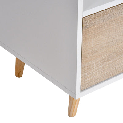 TV Stand Cabinet For TVs Up To 42, Beige