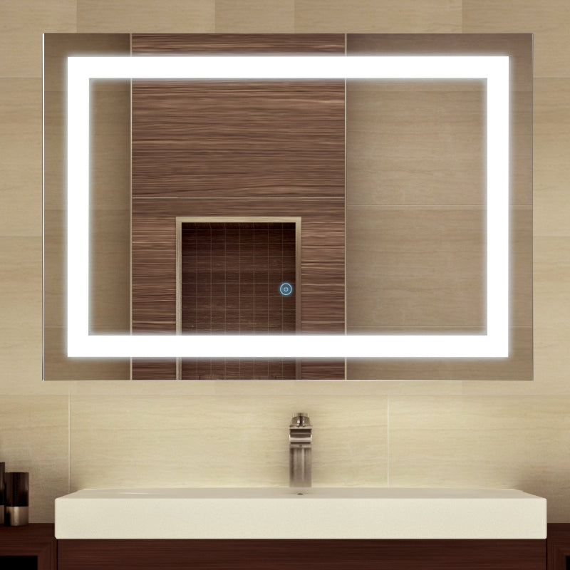 70x50cm LED Bathroom Mirror Wall Mounted