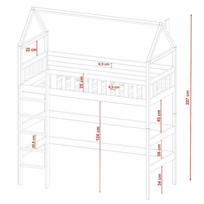 Otylia Loft Bed