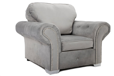 Oakland Armchair - Plush Grey