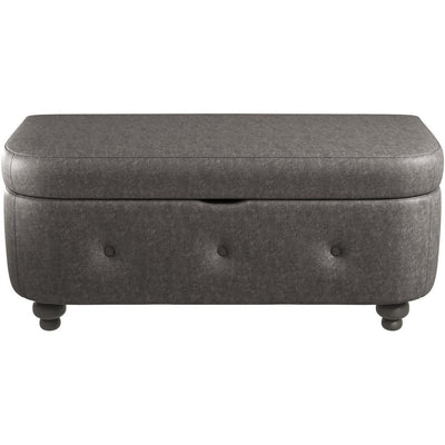 Oakland Faux Leather Ottoman Stool