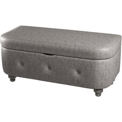 Oakland Faux Leather Ottoman Stool