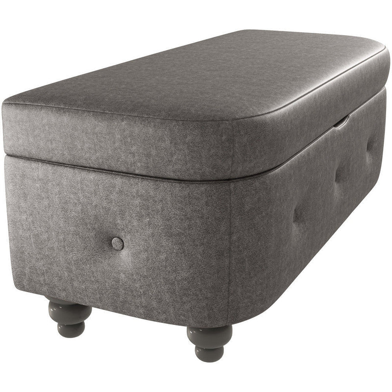 Oakland Faux Leather Ottoman Stool