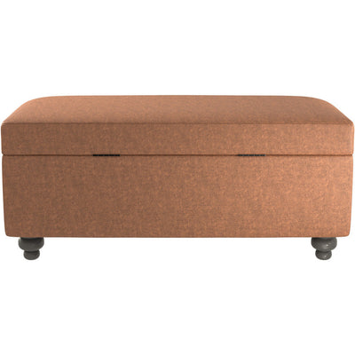 Oakland Faux Leather Ottoman Stool