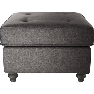 Oakland Faux Leather Footstool