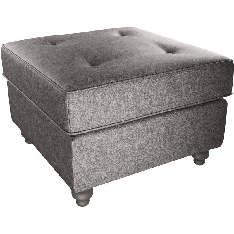 Oakland Faux Leather Footstool