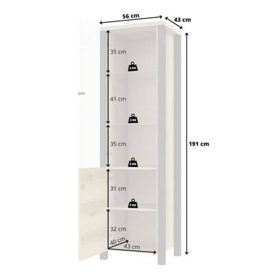 Olin 05 Tall Display Cabinet