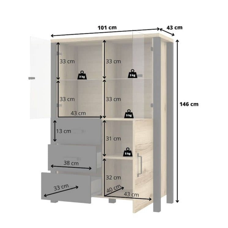 Olin 44 Display Cabinet