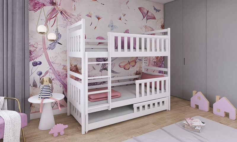 Olivia Bunk Bed with Trundle