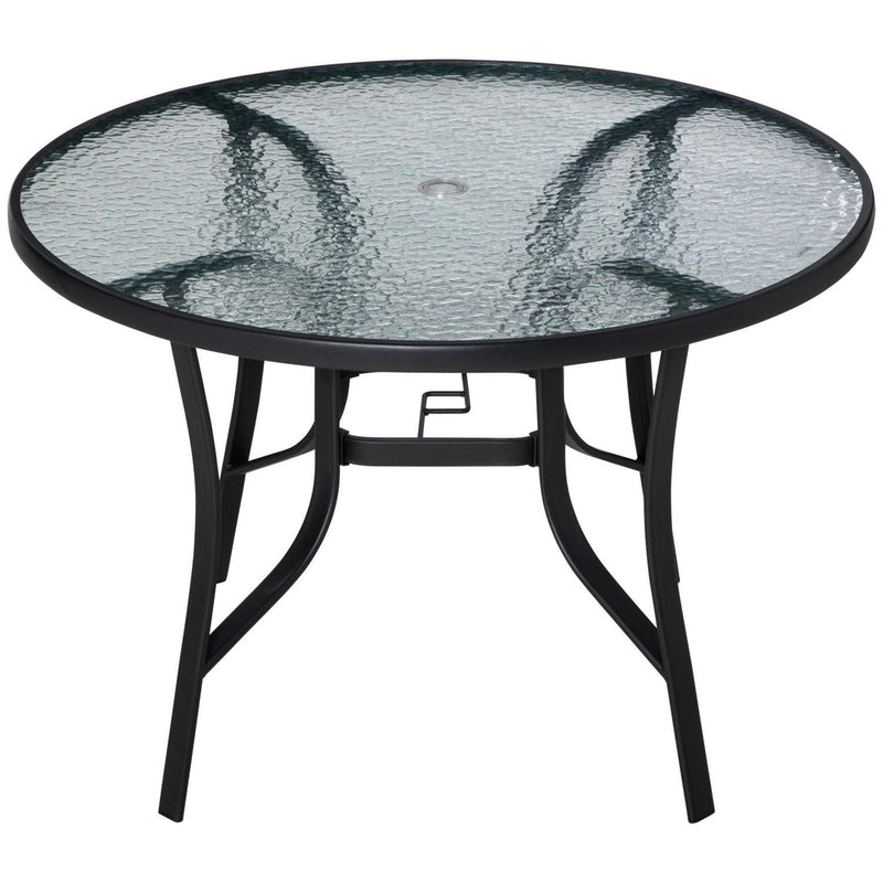 106cm Round Garden Dining Table