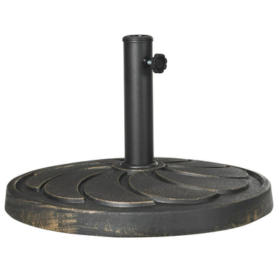 18kg Resin Garden Parasol Base- Bronze