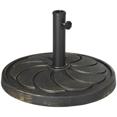 18kg Resin Garden Parasol Base- Bronze