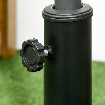 19kg Resin Garden Parasol Base Holder- Black