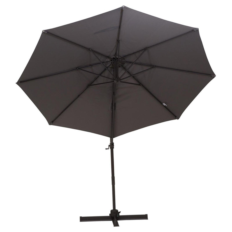 3m Cantilever Aluminium Frame Outdoor Garden Parasol Grey