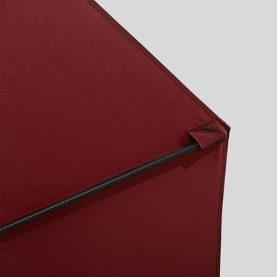 3m Cantilever Aluminium Frame Outdoor Garden Parasol Wine Red