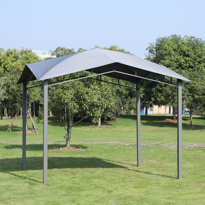 3x3m Patio Gazebo Tent, Steel Frame-Grey