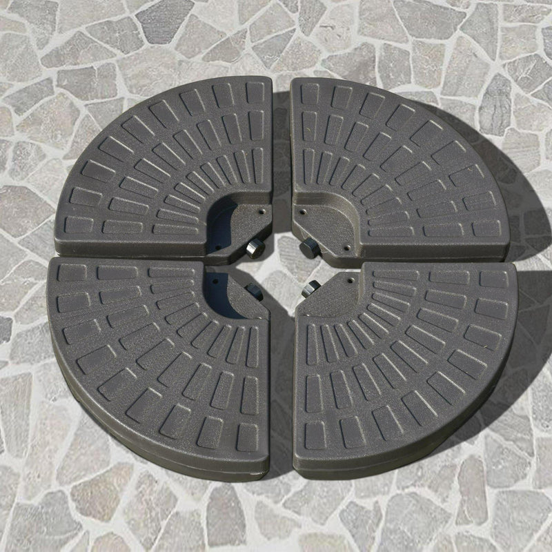 4PCs Cantilever Patio Umbrella Base