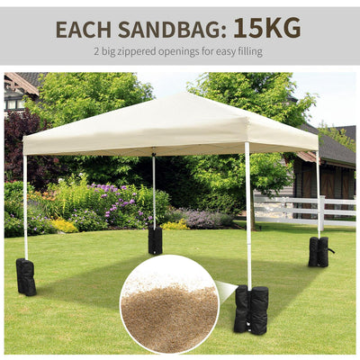 4 PCs Gazebo Weight Sand Bags Leg Weights Marquee Tent Canopy Base